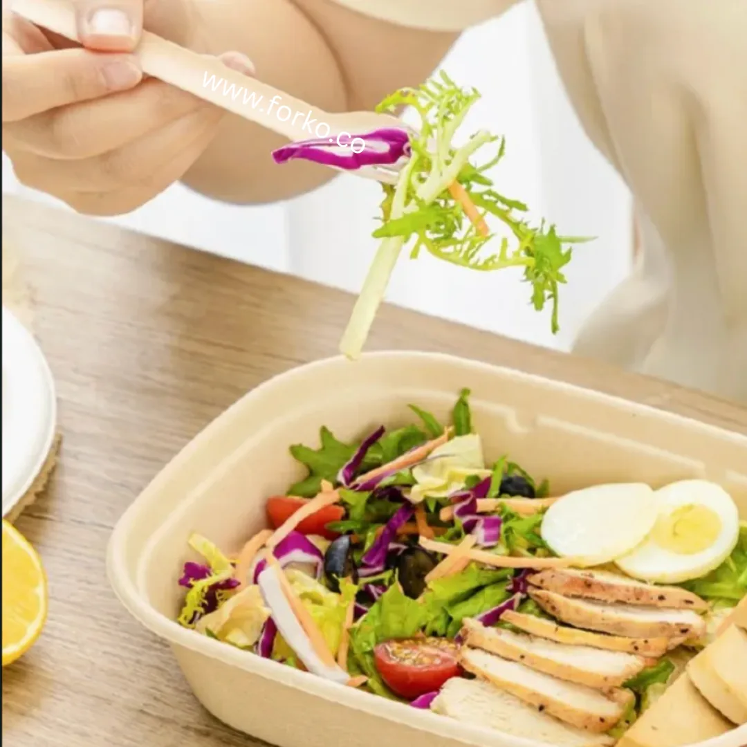 Compostable paper fork by Forko Green — view 5
