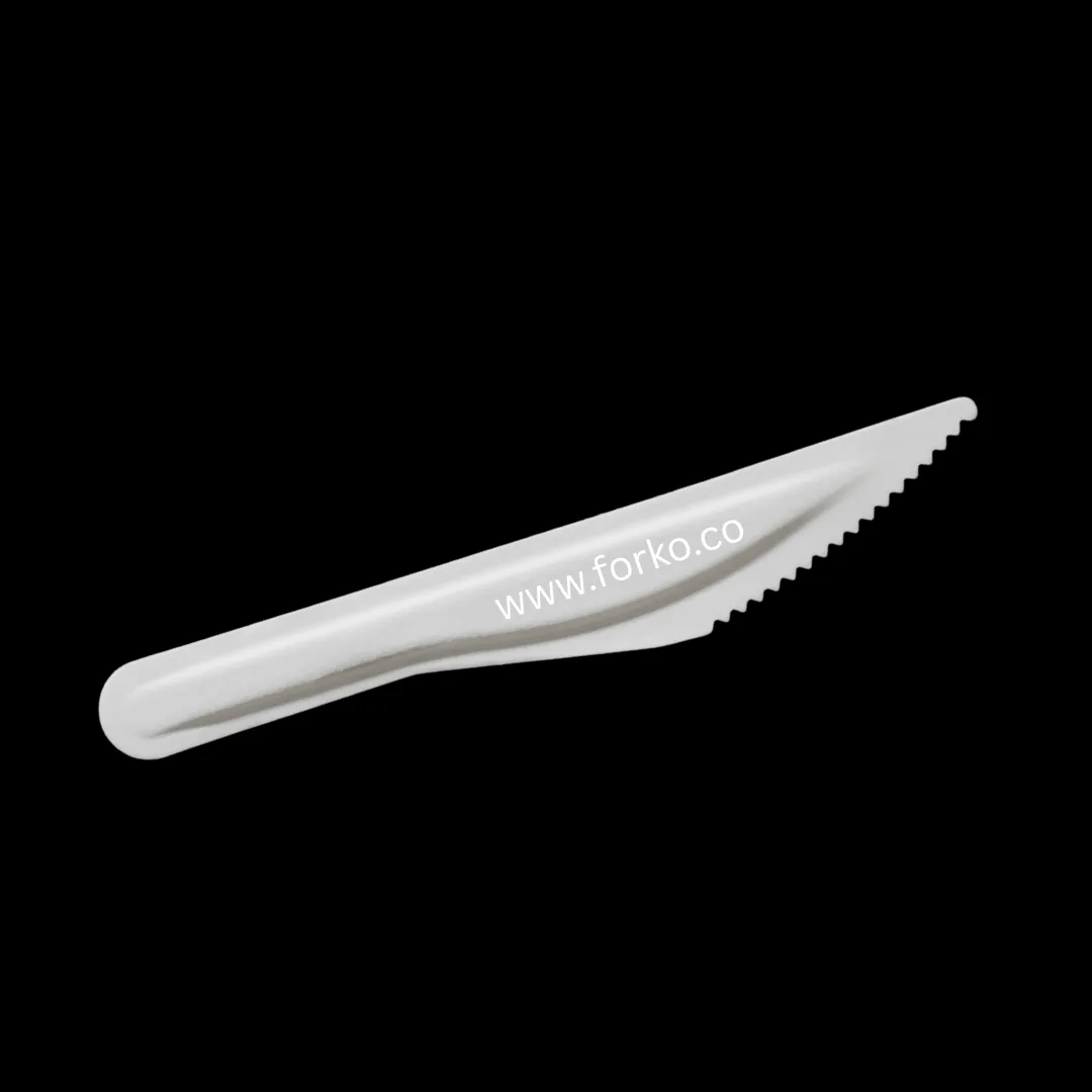 Serrated biodegradable paper knife by Forko Green — view 2