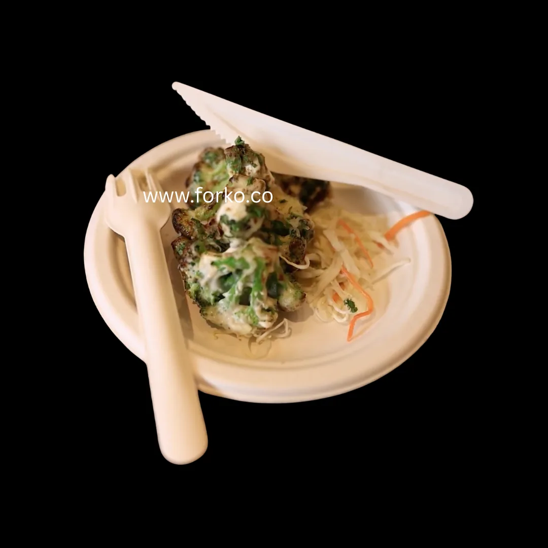 Serrated biodegradable paper knife by Forko Green — view 4