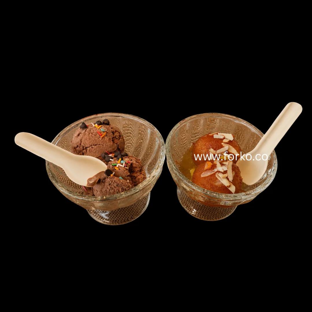 Paper ice cream spoon by Forko Green — view 2